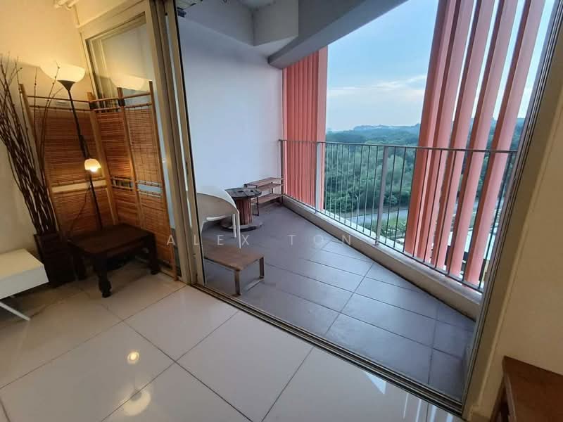 Service Residence for Sale at Suria Jelutong - Alex Tong - Balcony - PropertyGuru.com.my