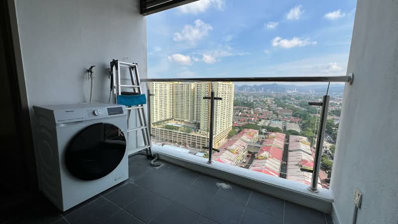 Servis Apartment untuk Disewa di Zen Suites @ Zetapark - Kathy Yap - Balcony - PropertyGuru.com.my