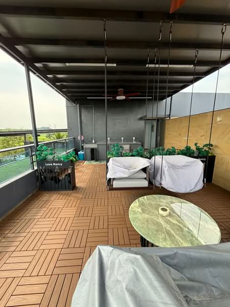 Rumah Teres 3 Tingkat untuk Dijual di Forest City (Gelang Patah) - Nataine Goh - Balcony - PropertyGuru.com.my