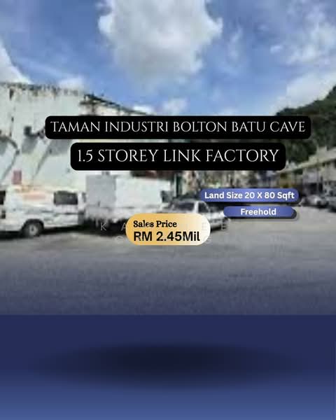 Kilang untuk Dijual di Batu Caves (Selangor) - Kah Hee Chong - PropertyGuru.com.my