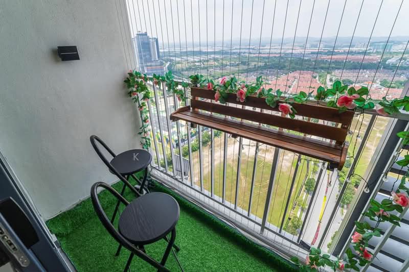 Service Residence for Sale at Sunsuria Forum - Kim Ling - Balcony - PropertyGuru.com.my