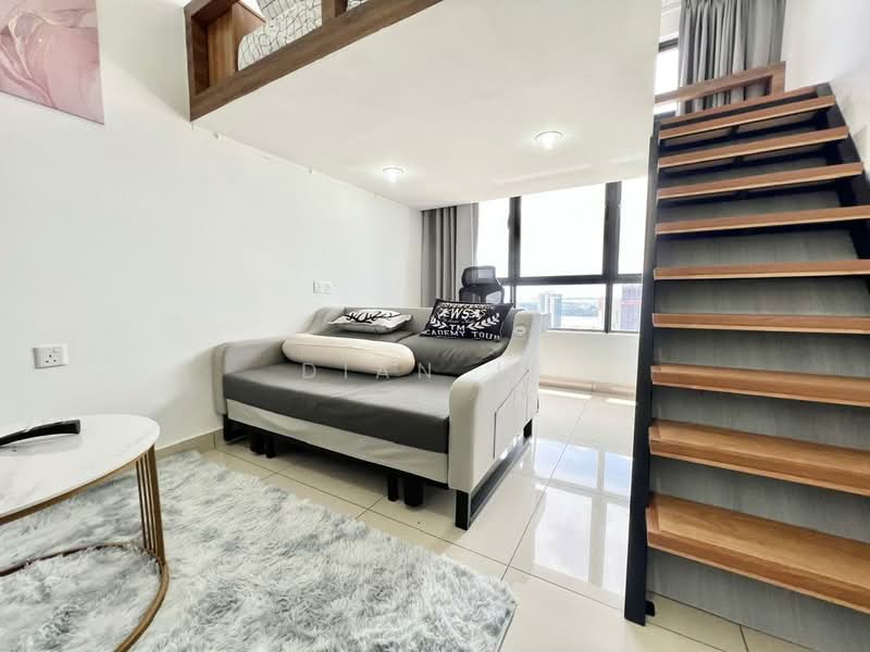 Service Residence for Rent at Twin Tower Residence - Dian JB - Living Room - PropertyGuru.com.my