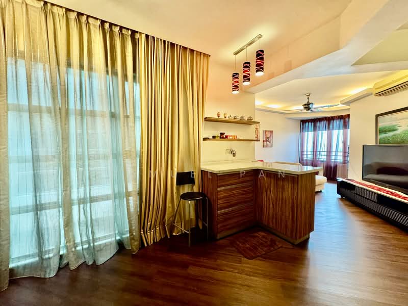 Servis Apartment untuk Dijual di Saujana Residency - Samuel Pan - Living Room - PropertyGuru.com.my
