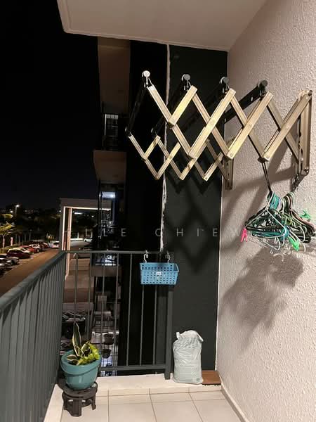 Service Residence for Sale at Duduk Se.Ruang @ Eco Sanctuary - Elle Chiew - Balcony - PropertyGuru.com.my