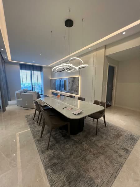 Servis Apartment untuk Disewa di The Astaka @ 1 Bukit Senyum - Lee Qiu Wen - Living Room - PropertyGuru.com.my