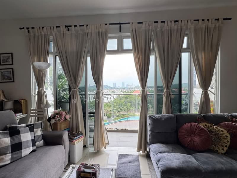 Kondominium untuk Disewa di Dwiputra Residences - Norlela . - Living Room - PropertyGuru.com.my