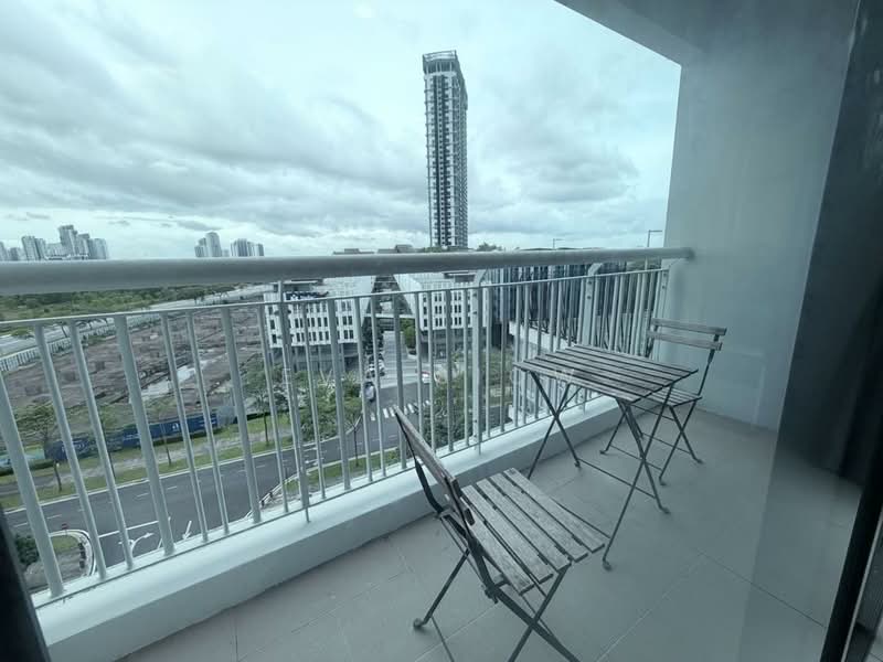 Servis Apartment untuk Dijual di Teega Suites - Eva Siow - Balcony - PropertyGuru.com.my