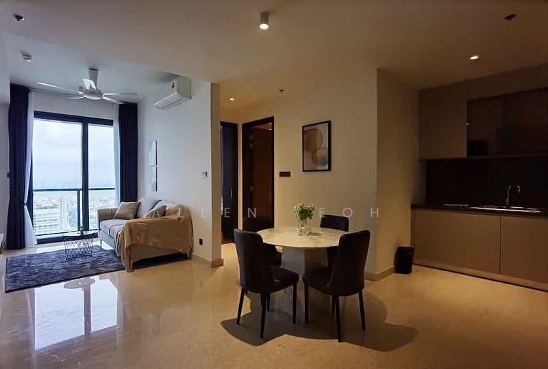 Servis Apartment untuk Dijual di Marriott Residence @ Gurney - Allen Yeoh - Living Room - PropertyGuru.com.my