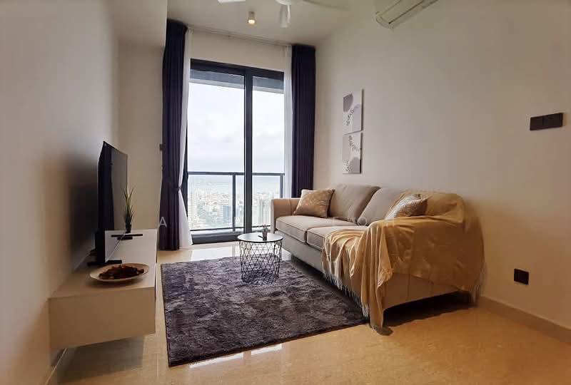 Servis Apartment untuk Dijual di Marriott Residence @ Gurney - Allen Yeoh - Living Room - PropertyGuru.com.my