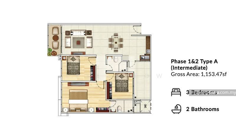 Kondominium untuk Dijual di P' Residence - Leslie Low - PropertyGuru.com.my