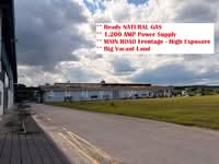 For Rent - Senawang【NATURAL GAS, 1200 AMP Power, MAIN ROAD Frontage, Full Sprinkler】