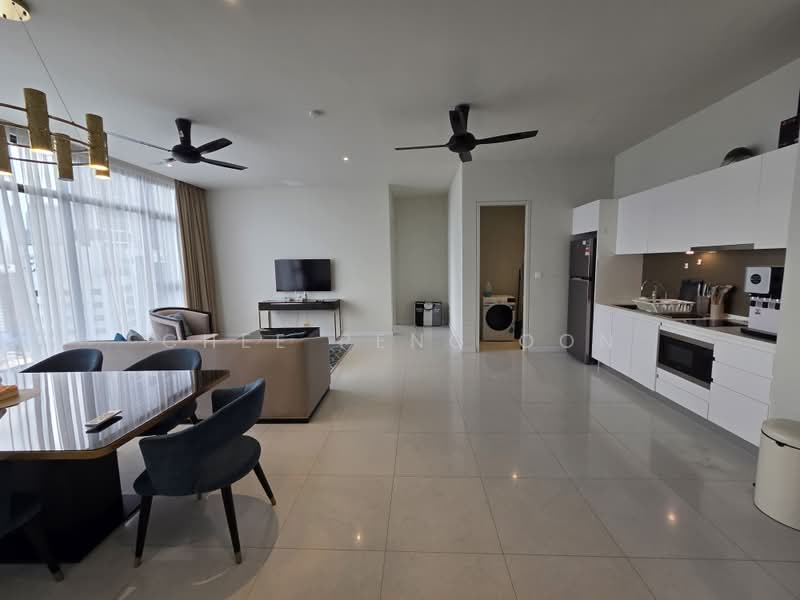 Servis Apartment untuk Dijual di Service Suites @ Pavilion Embassy - Gordon Oon - Living Room - PropertyGuru.com.my