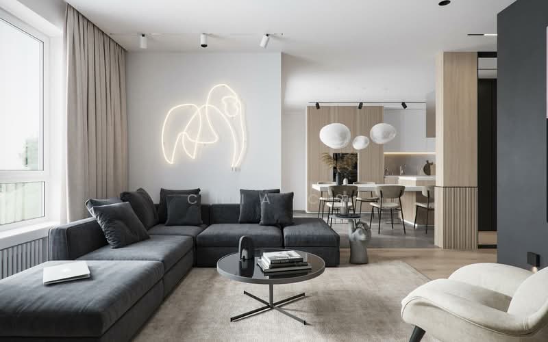 Condominium for Sale at Secoya Residence - Chia Cs - Living Room - PropertyGuru.com.my