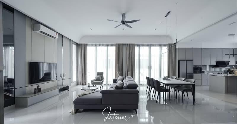 Condominium for Sale at Veridian Residence - CJ Yew - Living Room - PropertyGuru.com.my