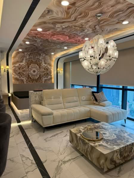 Service Residence for Rent at TRX Residences - Alex Loo - Living Room - PropertyGuru.com.my