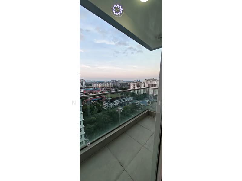 Service Residence for Rent at Seasons Amara Larkin - Nikko Soh - Balcony - PropertyGuru.com.my