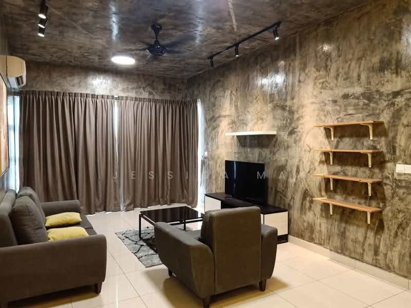 Service Residence for Rent at Pinnacle Tower - Jessica Ma - Living Room - PropertyGuru.com.my