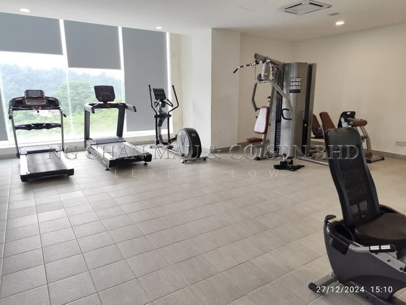 Service Residence for Sale at Ayuman Suites - Leslie Low - Gym - PropertyGuru.com.my