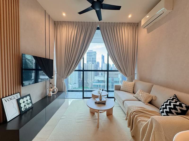 Servis Apartment untuk Dijual di 10 Stonor - Leon Lee - Living Room - PropertyGuru.com.my