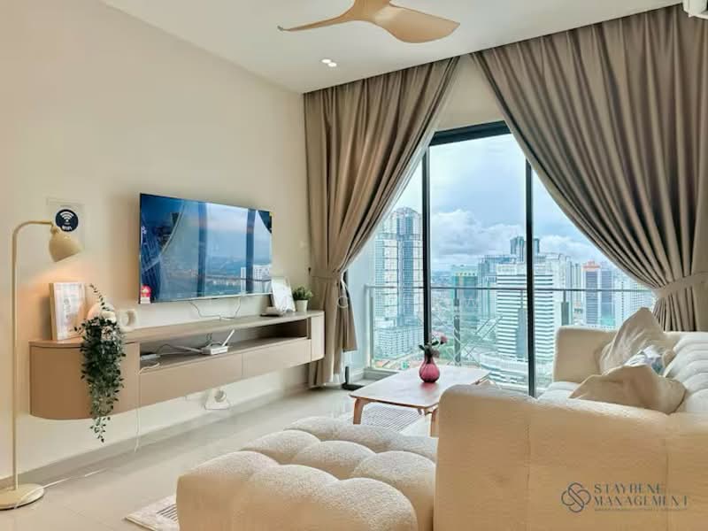 Condominium for Sale at SKS Pavillion Residences - Tom Chiew - Living Room - PropertyGuru.com.my