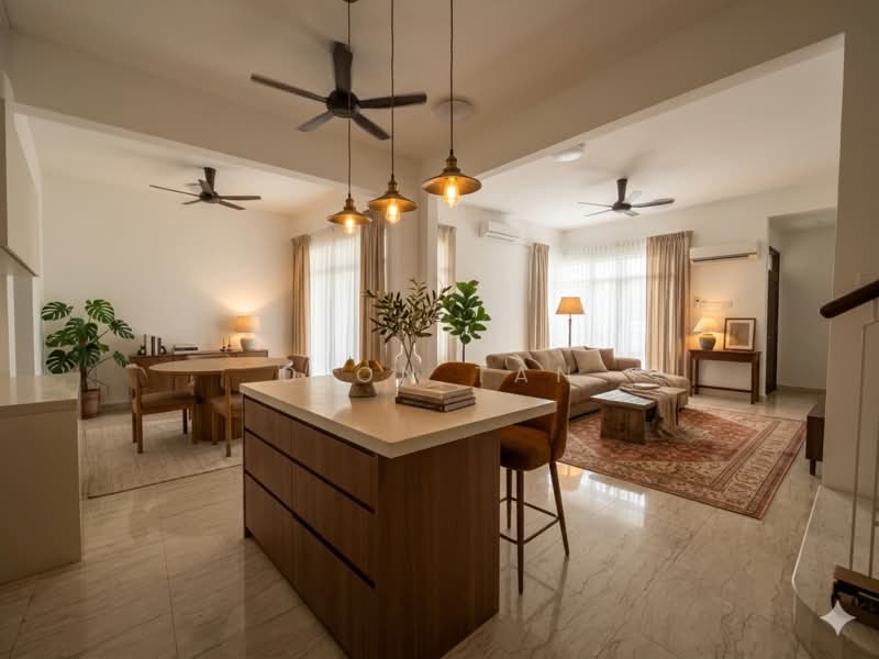 Semi-Detached House for Rent in Valencia (Sungai Buloh) - Dion Tan - Living Room - PropertyGuru.com.my