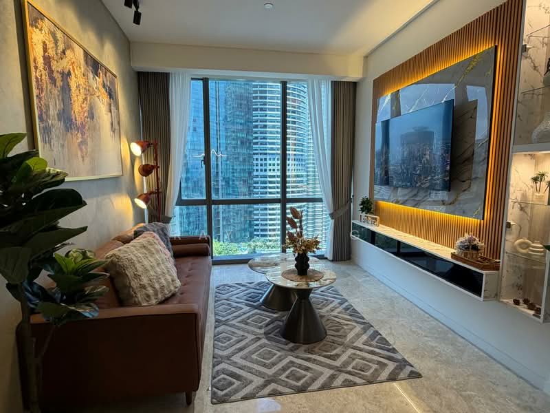 Service Residence for Rent at SO Sofitel Kuala Lumpur Residences - Ray Kong - Living Room - PropertyGuru.com.my