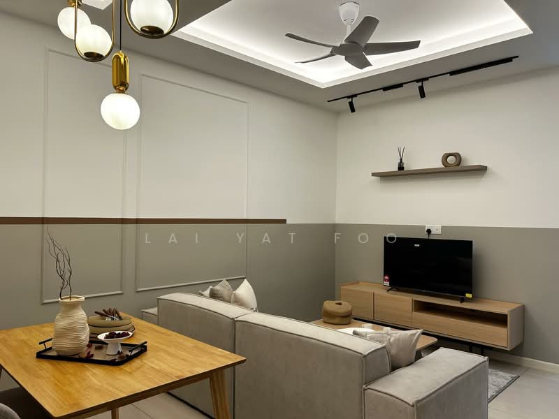 Servis Apartment untuk Disewa di Dorsett Residences Sri Hartamas - Lai Yat Foo - Living Room - PropertyGuru.com.my