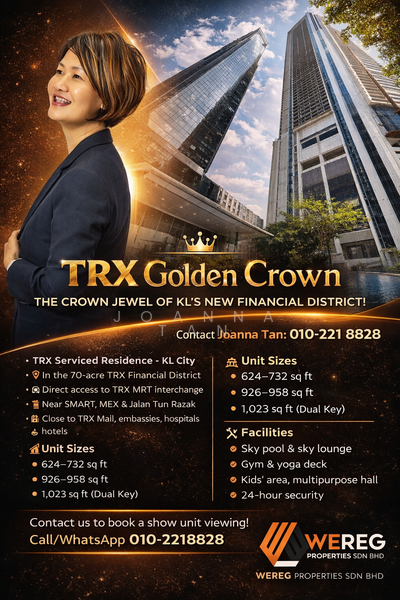 Servis Apartment untuk Dijual di Golden Crown Residence - Joanna Tan - PropertyGuru.com.my
