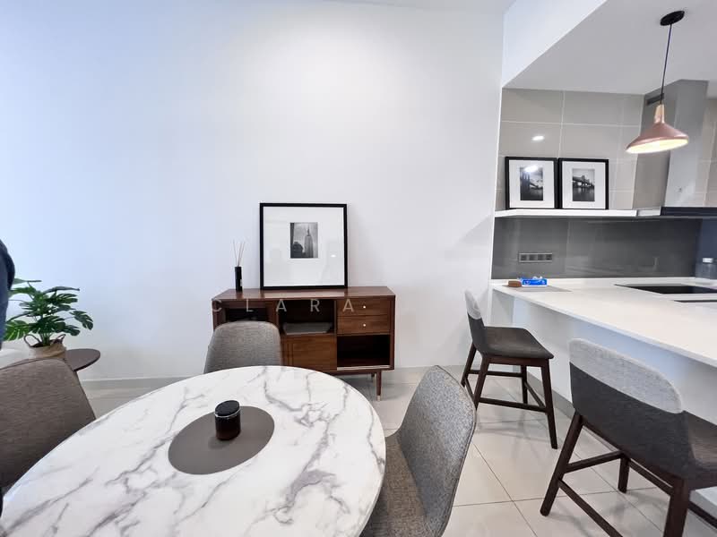 Servis Apartment untuk Disewa di The Park Sky Residence - Clara Ang - Dining Room - PropertyGuru.com.my