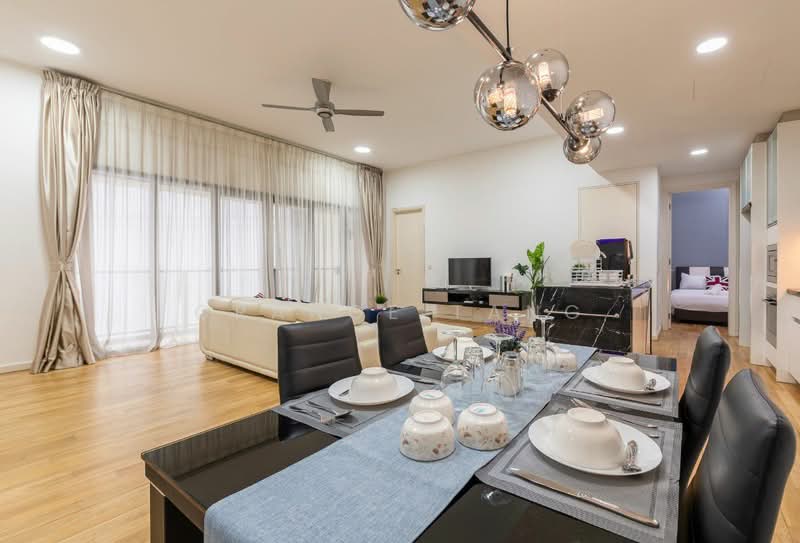 Service Residence for Rent at St Mary Residences - Orange Tang - Living Room - PropertyGuru.com.my