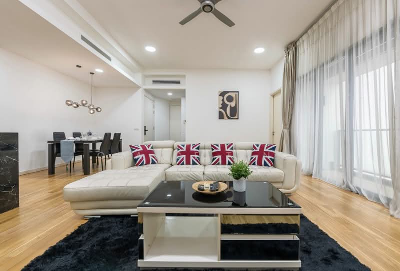 Service Residence for Rent at St Mary Residences - Orange Tang - Living Room - PropertyGuru.com.my