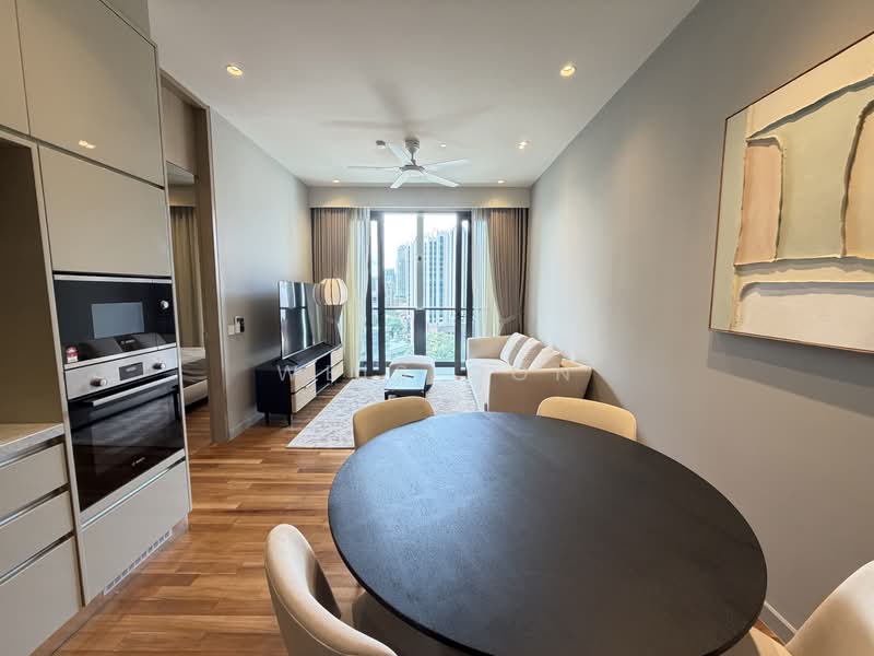 Servis Apartment untuk Disewa di The Conlay - Weis Oon - Living Room - PropertyGuru.com.my