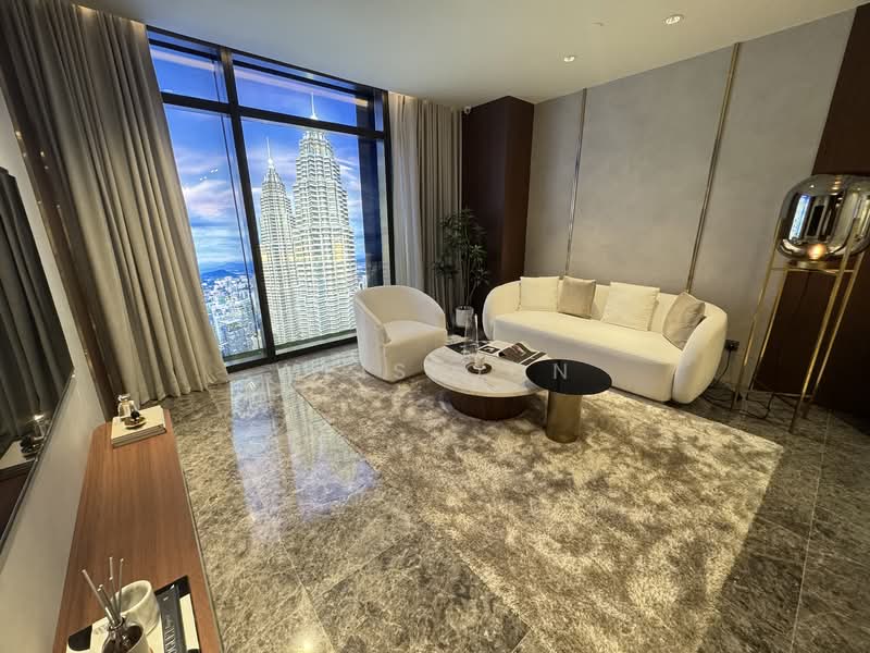 Service Residence for Sale at CloutHaus Residences - Weis Oon - Living Room - PropertyGuru.com.my