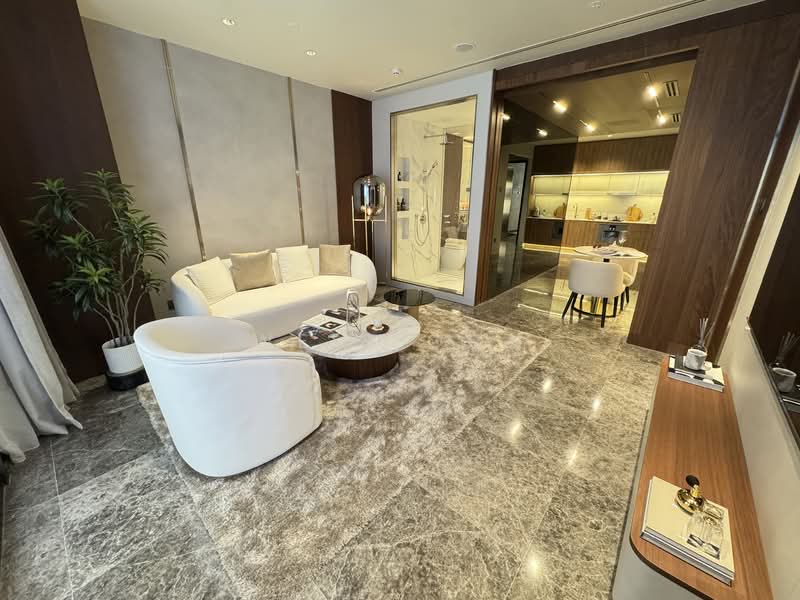 Service Residence for Sale at CloutHaus Residences - Weis Oon - Living Room - PropertyGuru.com.my