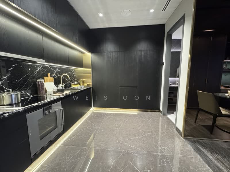 Service Residence for Sale at CloutHaus Residences - Weis Oon - Kitchen - PropertyGuru.com.my