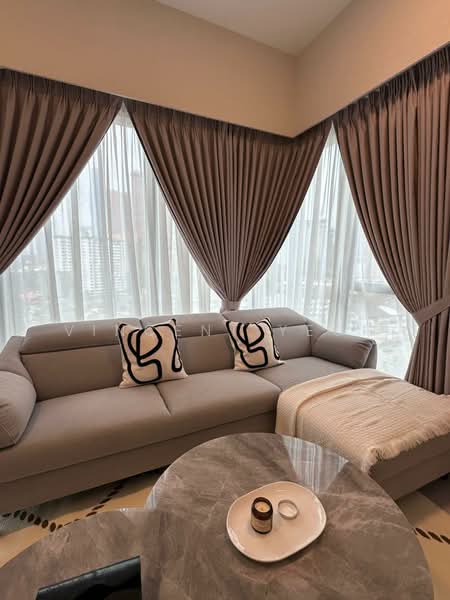 Service Residence for Rent at Core Residence @ TRX - Vincent Yeoh - Living Room - PropertyGuru.com.my