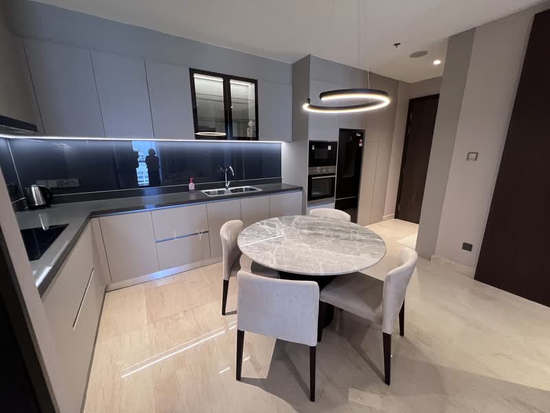 Servis Apartment untuk Disewa di Marriott Residence @ Gurney - Lynn Goh - Kitchen - PropertyGuru.com.my