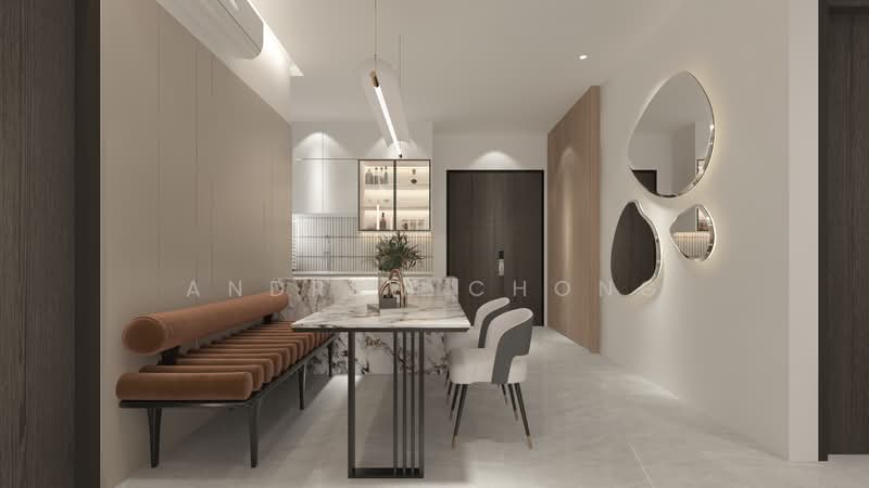 Kondominium untuk Dijual di Codrington Residence - Andrew Chong - Dining Room - PropertyGuru.com.my