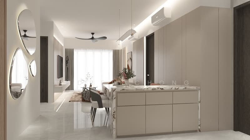 Kondominium untuk Dijual di Codrington Residence - Andrew Chong - Living Room - PropertyGuru.com.my