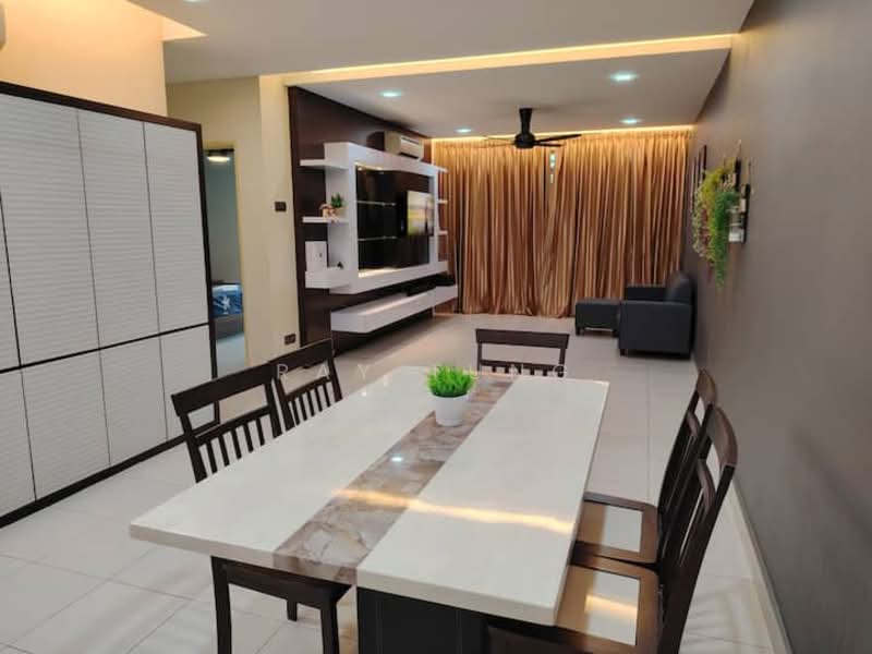 Service Residence for Sale at Tebrau City Residences - Ray Tung - Living Room - PropertyGuru.com.my