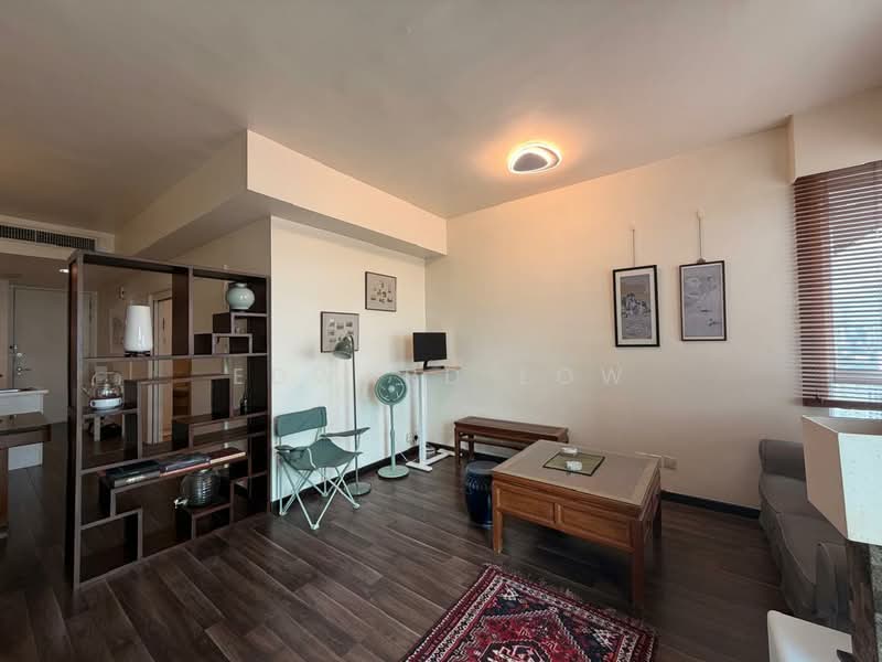 Servis Apartment untuk Dijual di Solaris Dutamas - Edward Low - Living Room - PropertyGuru.com.my