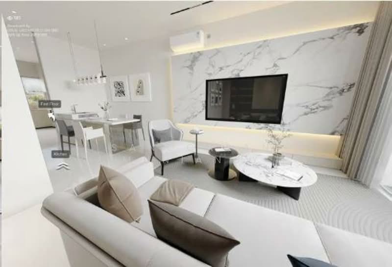 Rumah Teres 2 Tingkat untuk Dijual di Taman Nibong Tebal (Nibong Tebal) - Sanggaran Muniandy - Living Room - PropertyGuru.com.my