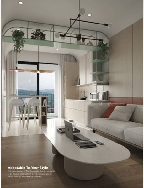Servis Apartment untuk Dijual di The Connaught One - Wilson Ong - Living Room - PropertyGuru.com.my