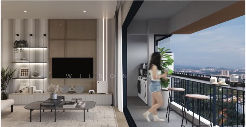 Servis Apartment untuk Dijual di The Connaught One - Wilson Ong - Living Room - PropertyGuru.com.my
