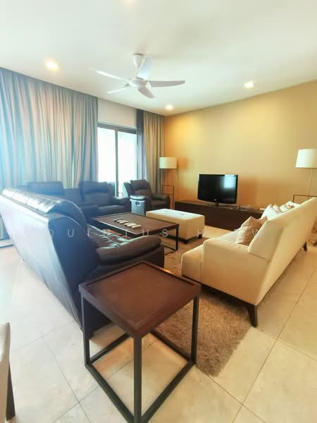 Kondominium untuk Disewa di Seni Mont Kiara - Quintus Hiew - Living Room - PropertyGuru.com.my