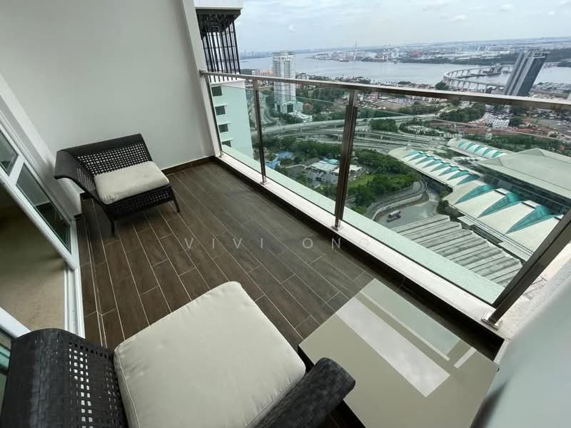 Service Residence for Rent at TriTower Residence @ Johor Bahru Sentral - Vivi Ong - Balcony - PropertyGuru.com.my