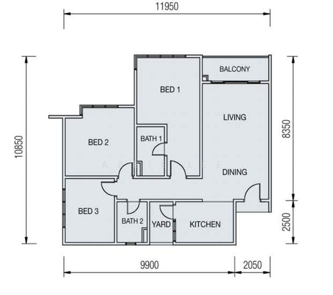 Kediaman Servis untuk Dijual di Garden @ One South - Abbie Lee - PropertyGuru.com.my