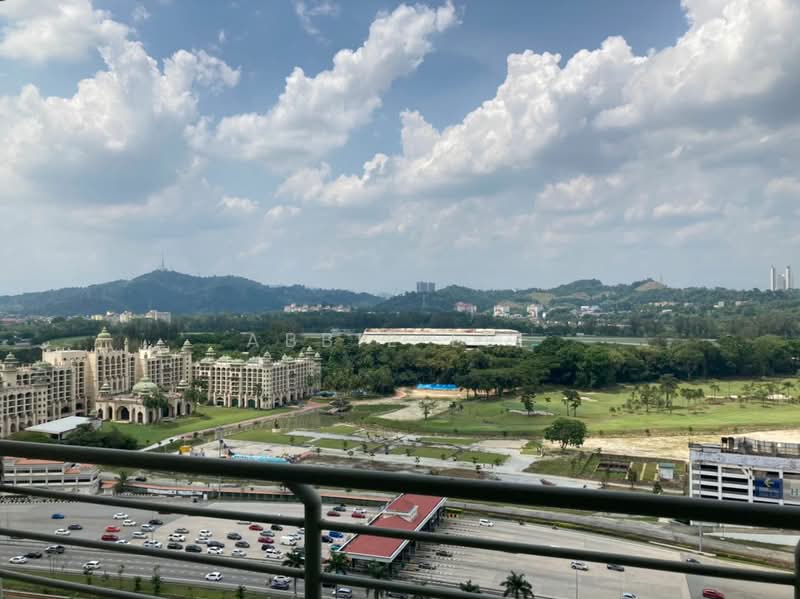 Kediaman Servis untuk Dijual di Garden @ One South - Abbie Lee - View from balcony - PropertyGuru.com.my