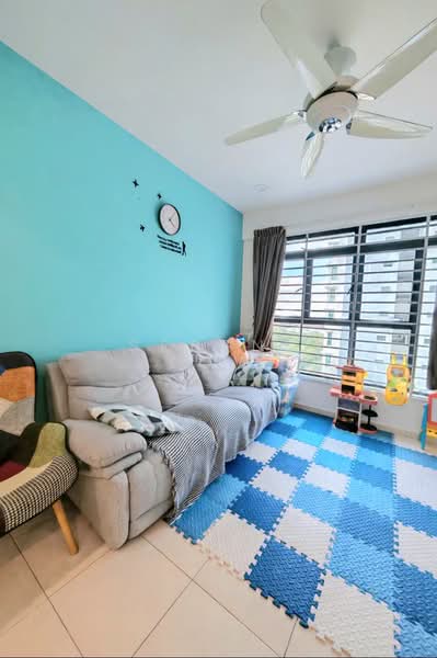 Service Residence for Sale at The Garden Residences - Serene Low - Living Room - PropertyGuru.com.my