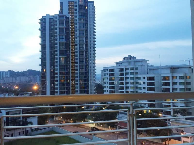Kondominium untuk Disewa di Tiffani Kiara - Quintus Hiew - Balcony View - PropertyGuru.com.my